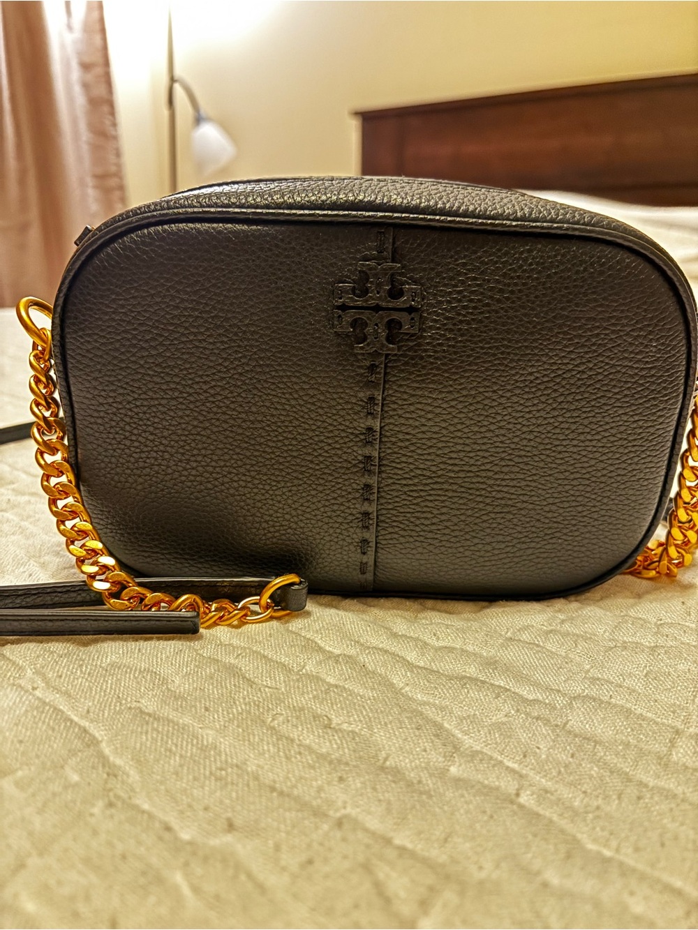 Tory Burch McGraw Leather Camera Bag - Picture 6 of 9